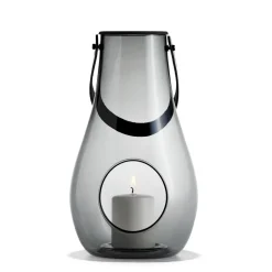 Holmegaard Design with Light candle holder smoke, 29 cm Grey Online