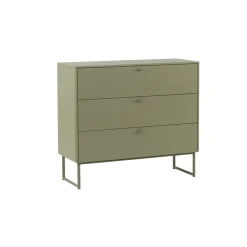 Mavis Deus chest of drawers 3 drawers, Olive Grey Online