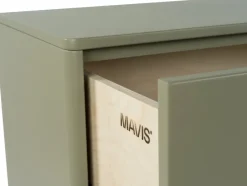 Mavis Deus chest of drawers 9 drawers, Olive Grey Outlet