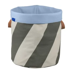 Mette Ditmer Diagonal laundry basket Ø40x50 cm, Dark olive-sand BeigeBrown Discount
