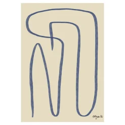 Paper Collective Different Ways poster , 50x70 cm Blue Outlet