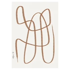 Paper Collective Different Ways poster , 30x40 cm Brown