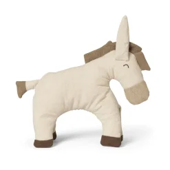Ferm Living Donkey soft toy, Undyed-dark sand Beige Hot