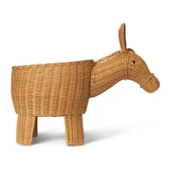 Ferm Living Donkey storage basket 49x35x66 cm, Natural Beige