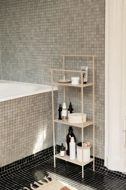 Ferm Living Dora shelf 30x79 cm, Cashmere Beige