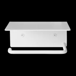 Ferm Living Dora toilet paper holder with shelf, White Clearance