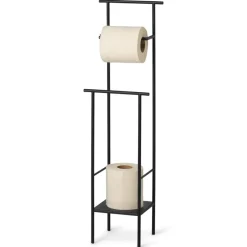 Ferm Living Dora toilet paper holder, Black Hot