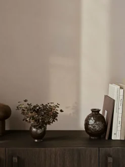 Ferm Living Doro vase 16 cm, Coffee Brown Clearance