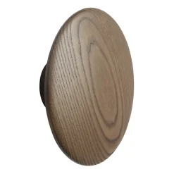Muuto Dots wood hook dark stained , Ø17 cm Brown Online