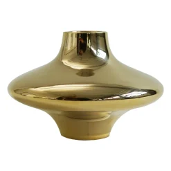 Hein Studio Doublet no. 01 small candlestick, Brass Gold-coloured