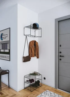 Maze Downtown shoe shelf, Black Best