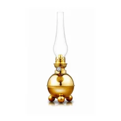 Karlskrona Lampfabrik Dragsö Kerosene Lamp 38 cm, Brass Gold-coloured Clearance