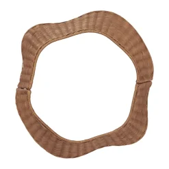 Ferm Living Drape braided tree skirt Christmas tree basket, Natural Brown Online