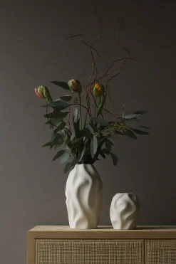 Cooee Design Drift desert vase 28 cm, Linnen Beige New