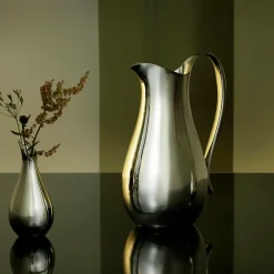 Robert Welch Drift vase 14 cm, smooth Silver-coloured Clearance