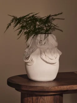 Ferm Living Drisca vase 23 cm, Off- White New