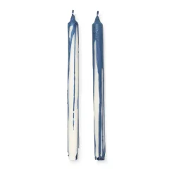 Ferm Living Dryp stearin candle 2-pack, Deep Blue Discount