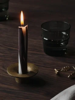 Ferm Living Dryp stearin candle 2-pack, Dark Chocolate Brown Best