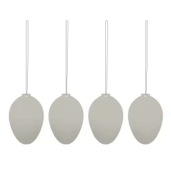Cooee Design Easter Deco eggEaster decoration 4-pack, Sand Grey Online