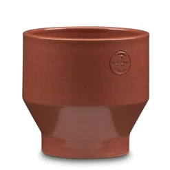 Fritz Hansen Edge pot (indoor) Ø18 cm, burned red BrownOrangeRed Discount