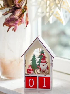 Bloomingville Edmund calendar with dates, Red Sale