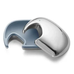 Georg Jensen Elephant ash 7x10 cm, Stainless steel-blue Silver-colouredBlue Clearance