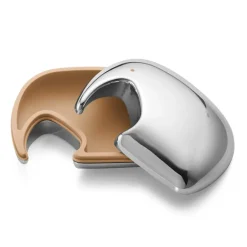 Georg Jensen Elephant ash 7x10 cm, Stainless steel-yellow Silver-colouredYellow Best