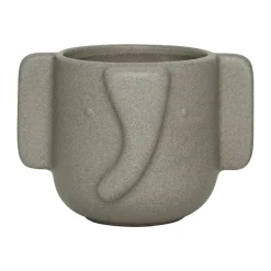 OYOY Elephant flowerpot Ø9.6 cm, Stone Grey Online
