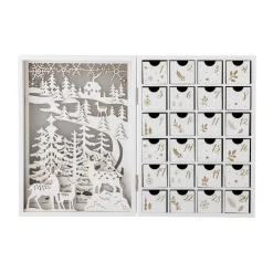 Bloomingville Elimar Advent Calendar with lighting, White Outlet