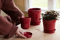 Sagaform Elise pot M Ø17 cm, Burgundy Red New