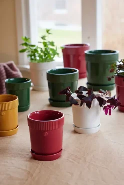 Sagaform Elise pot M Ø17 cm, Burgundy Red New