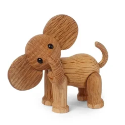 Spring Copenhagen Ella elefant baby decoration, Oak-maple Brown