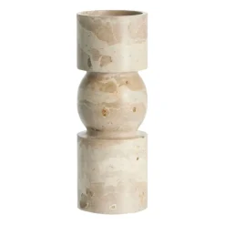 Lene Bjerre Ellia candle holder 23 cm, Linen Beige Best