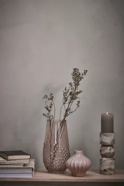 Lene Bjerre Ellia candle holder 30 cm, Linen Beige Clearance