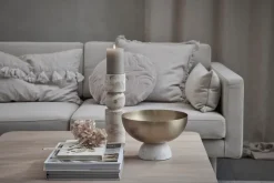 Lene Bjerre Ellia candle holder 30 cm, Linen Beige Clearance