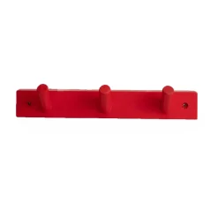 Byon Else hook strip 3 hooks, Red