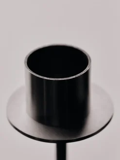 Ferm Living Elysia candlestick, Brushed stainless steel Silver-coloured Best