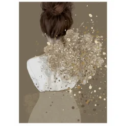 Anna Bülow Embla poster, 50x70 cm Brown New