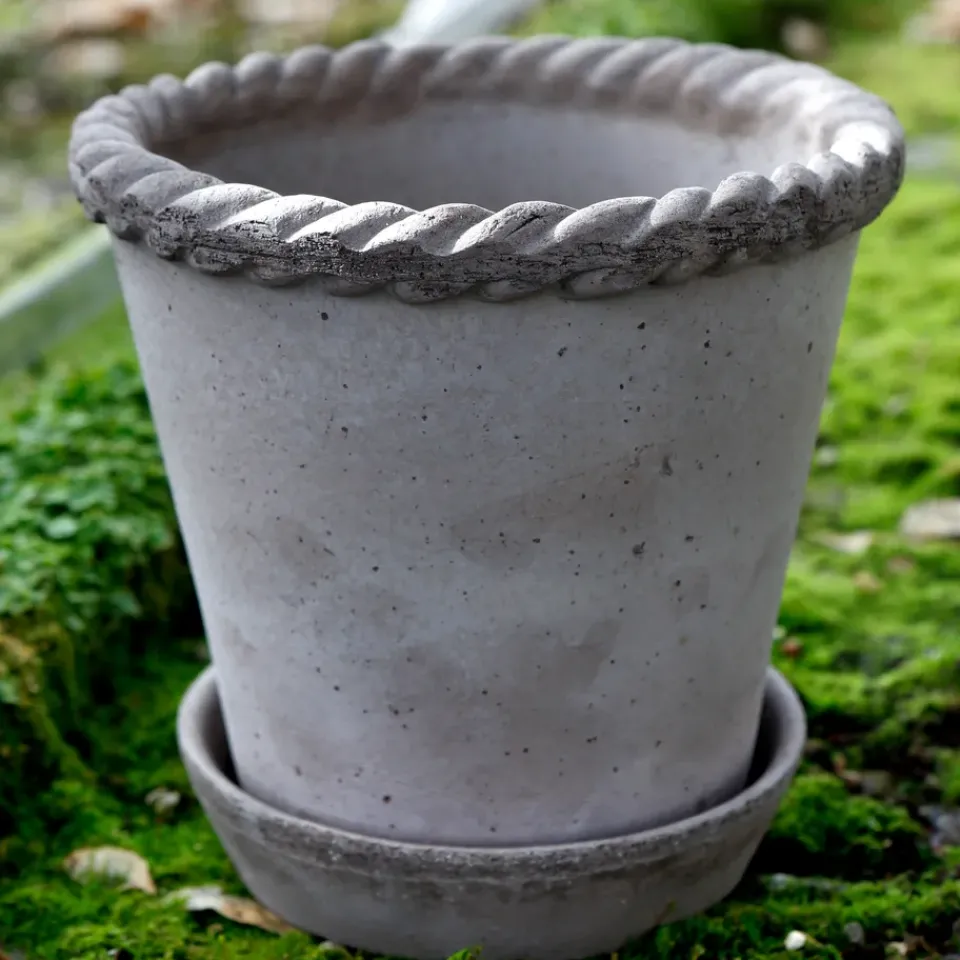 Bergs Potter Emilia flower pot 16 cm, Grey Discount