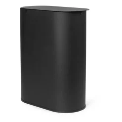 Ferm Living Enkel waste bin medium, Black Best
