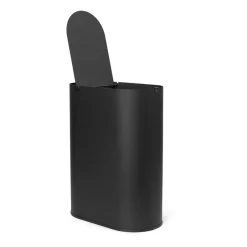 Ferm Living Enkel waste bin medium, Black Best