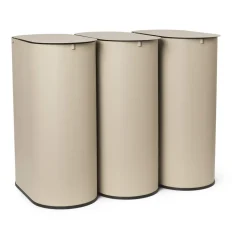 Ferm Living Enkel waste bin medium, Cashmere Beige Outlet