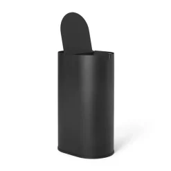 Ferm Living Enkel waste bin small, Black