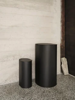 Ferm Living Enkel waste bin small, Black
