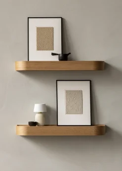 Audo Copenhagen Epoch shelf 79 cm, Oak Beige Clearance