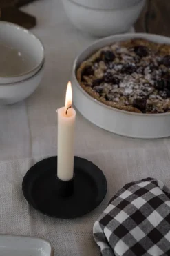 ERNST candle holder Ø12 cm, Black Best