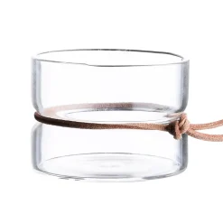ERNST candle holder H6cm Ø6cm, clear Transparent Outlet