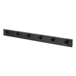 ERNST coat rack 6 hooks, Black New