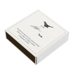 ERNST matchbox 11x11 cm, Bird White Discount