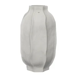 ERNST stoneware vase Ø18x30 cm, Natural White Hot